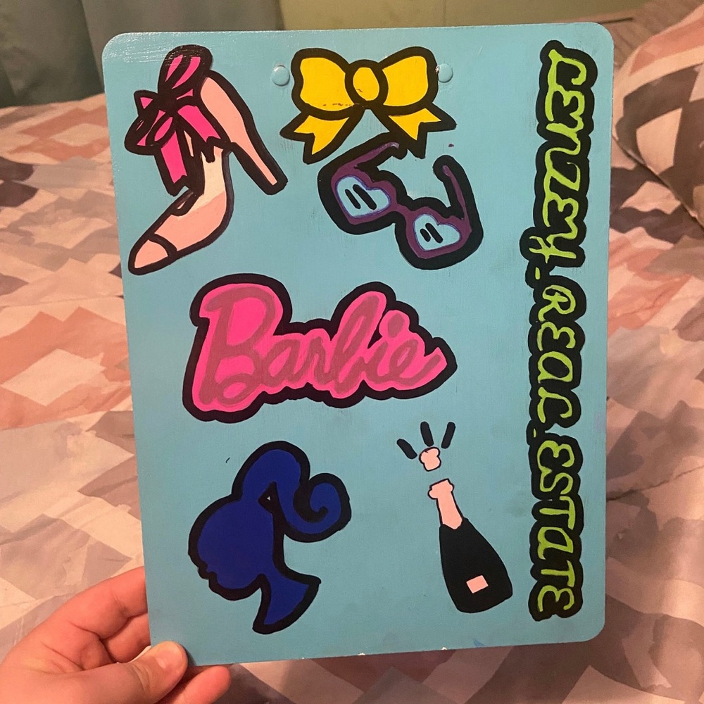 Hand painted clipboards
